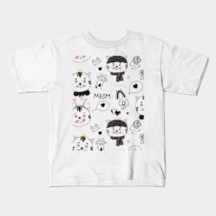 funny cat Kids T-Shirt